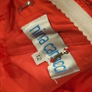 Nina Canacci Strapless Dress in Vibrant Red